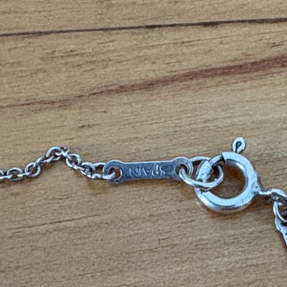 Tiffany & Co. Else Peretti Apple 15mm Necklace Pendant Sterling Silver 16" - Picture 11 of 14
